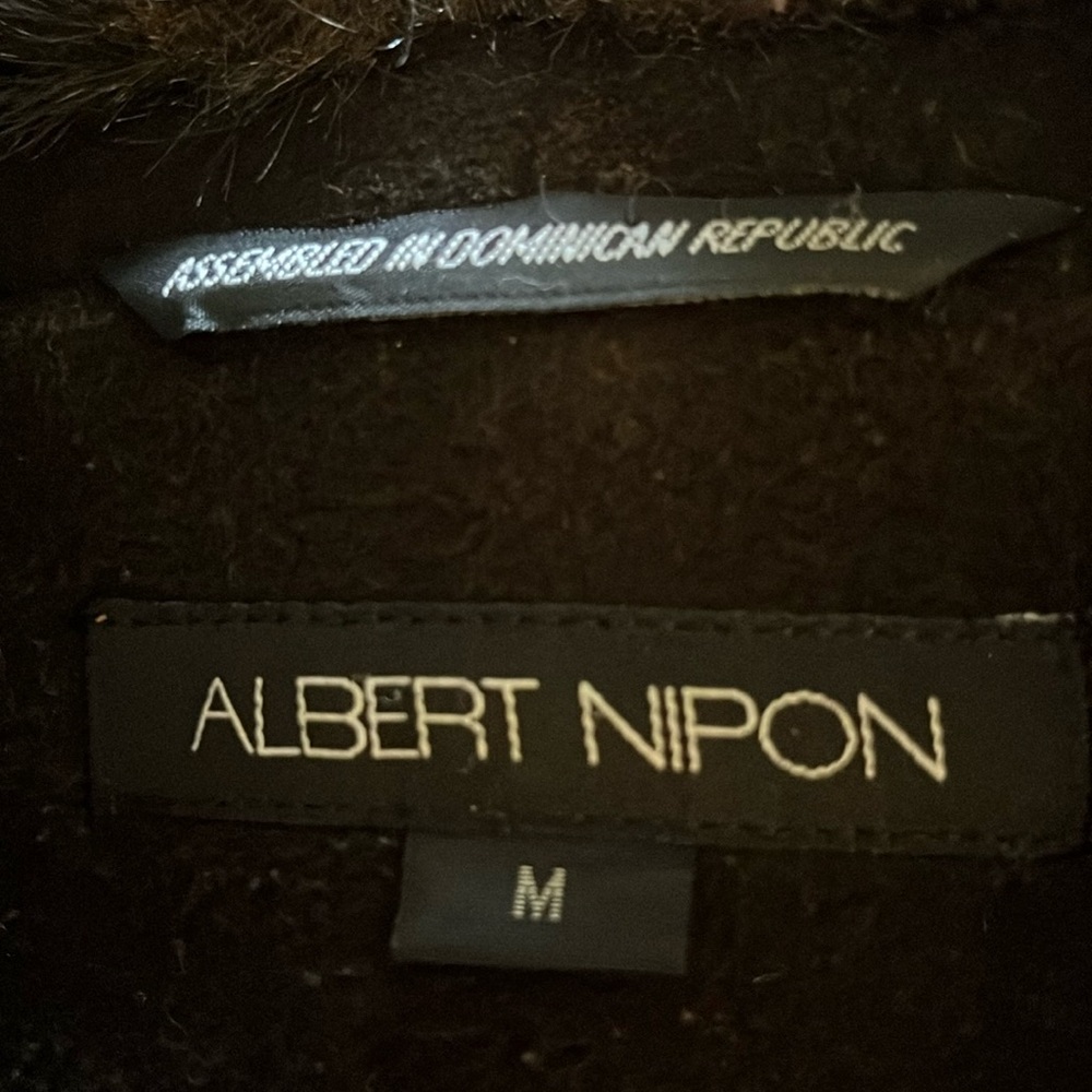 Gorgeous! Albert Nipon Faux Fur Wool Car Coat. Ch… - image 3